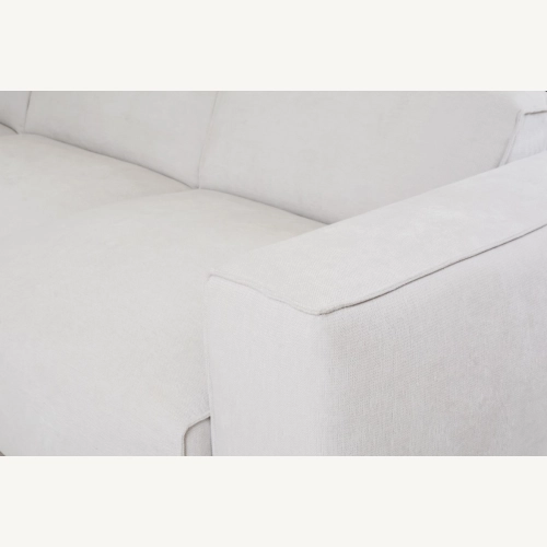 Hudson Nowoczesny narożnik wypoczynkowy z funkcją spania Tkanina Holms 04